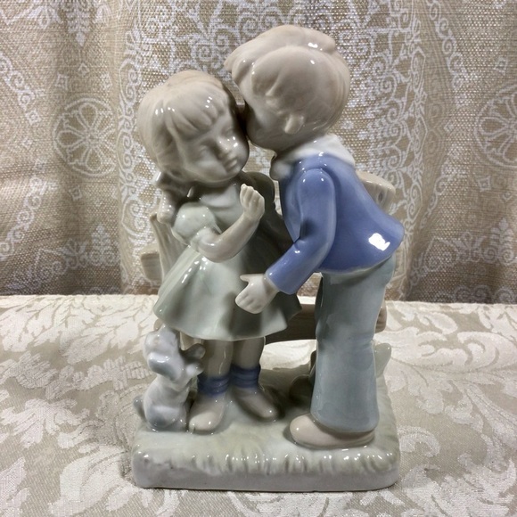 Lego Other - Vintage 1970’s Lego Japan Porcelain Boy and Girl Figurine